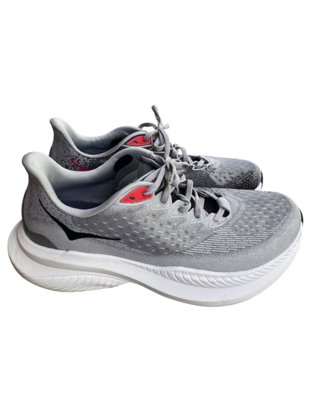 Size 10.5D Men's HOKA Mach 6 LA Running Shoes 1164032/SRYB Stellar Grey/Black